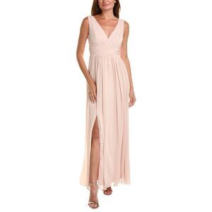 The Dessy Group Womens Dessy Collection Draped Maxi Dress